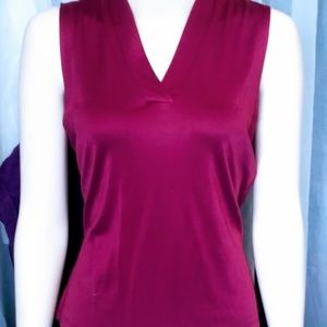 Ann Taylor Vintage Silk/Cotton Sleeveless Top